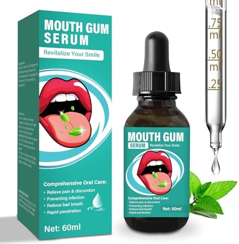 Feulover Gum Restore Drops - Natural Gum Support, Fresh Breath and Portable Oral Care，Helps Soothe Dry Mouth, Occasional Bad Breath, and Maintain Oral Wellness，Natural & Alcohol-Free Formula