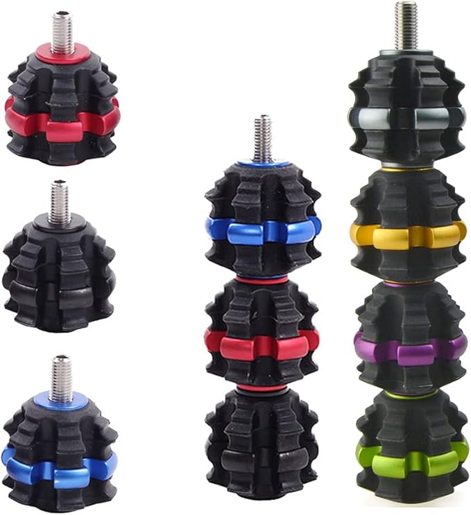 ZSHJGJR Archery Stackable Bow Stabilizer Ball Reduce Shock Absorber Balance Bar Vibration Damper Silencer for Recurve Compound Bow Hunting Shooting-StrideForce Fitness