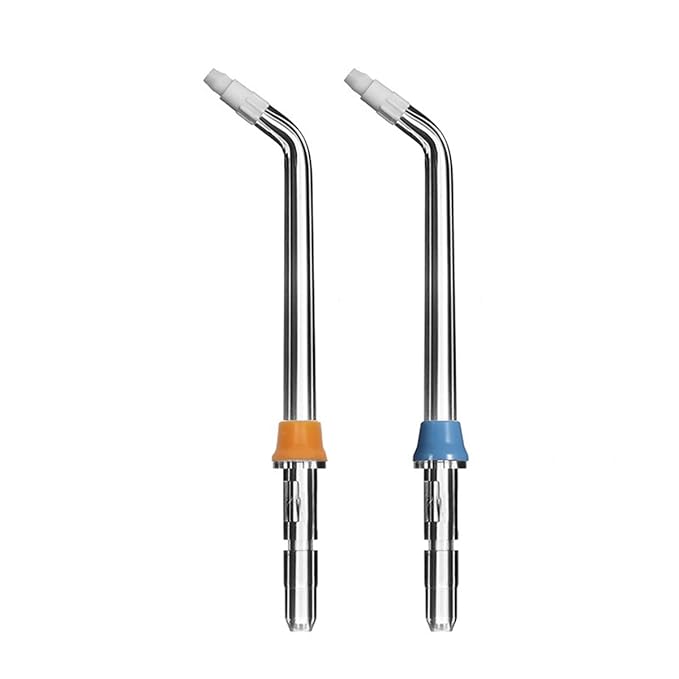 Flosser Replacement Tips Compatible with Waterpik Water Flosser, Reach Flosser Refill Heads Replacement Heads, Compatible with Waterpik Oral Irrigator & Dental Flosser (Orthodontic Tips)