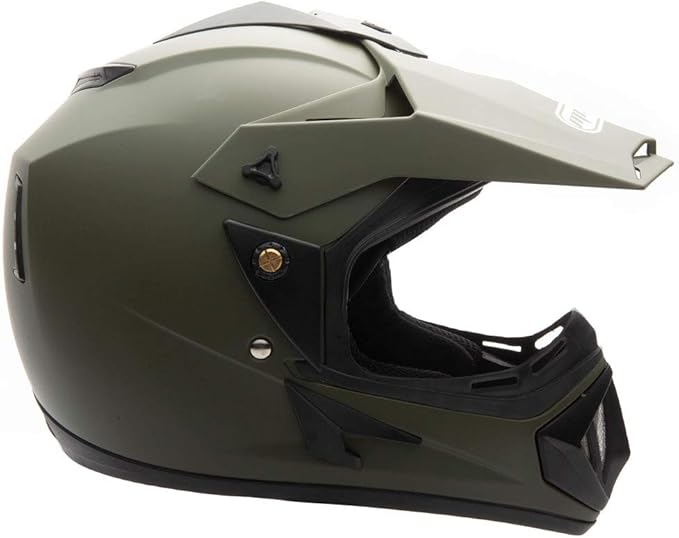 MMG Adult Motorcycle Off Road Helmet DOT - MX ATV Dirt Bike Motocross UTV - with Goggles-StrideForce Fitness