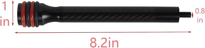 Archery 6″/8″ Bow Stabilizer- Carbon Fiber Bow Balance Bar with Damping System for Compound/Recurve Bow Hunting Archery Accessory Equipment-StrideForce Fitness