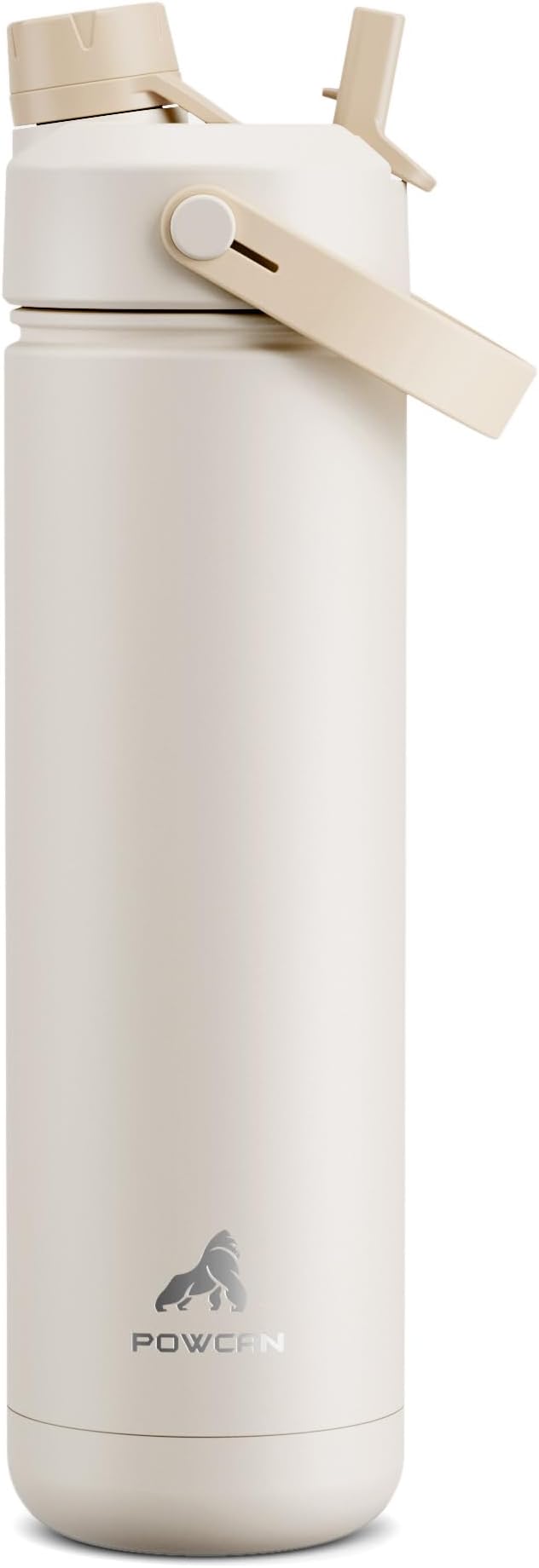 26 oz Insulated Water Bottle with 2-in-1 Straw and Spout Lid, Keep Cold 24H, Leak-Proof, Fits in Car Cup Holder, Stainless Steel Water Bottle for Sports, Gym, Travel, and School (Mousse)-StrideForce Fitness