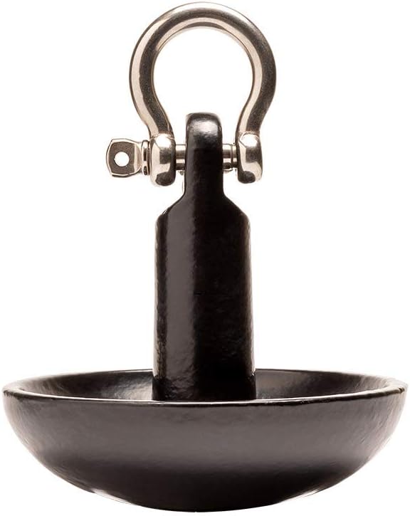 Newport Premium 15lb Mushroom Anchor Kit w/Bag, Rope, Buoy, & Stainless Hardware-StrideForce Fitness