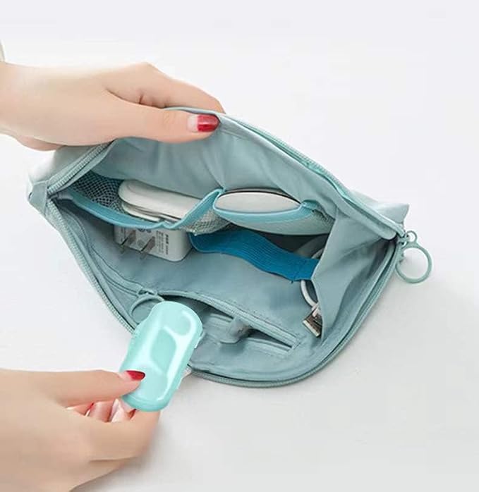 Holy Rose Dental Floss Picks with Portable Case 4 Box,Bagged Flosser Toothpick with Adult Floss Sticks 140 Count,Best Tool for Cleaning Teeth and Oral Care, Home or Travel (Green Pink)