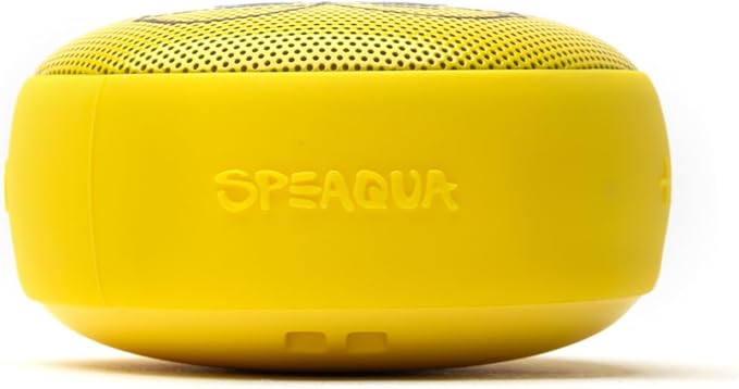 Speaqua Cruiser Spongebob Grin, Waterproof Bluetooth Speaker, Small Portable Speaker, Beach Accessory, Portable Outdoor-StrideForce Fitness