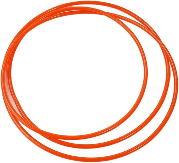 Bicycle Roller Drive Replacement, Replacement Belt for Indoor Stationary Bike, Long Lasting Bicycle Roller Drive Replacement Belt, 5mm Perimeter 185cm(Red)-StrideForce Fitness