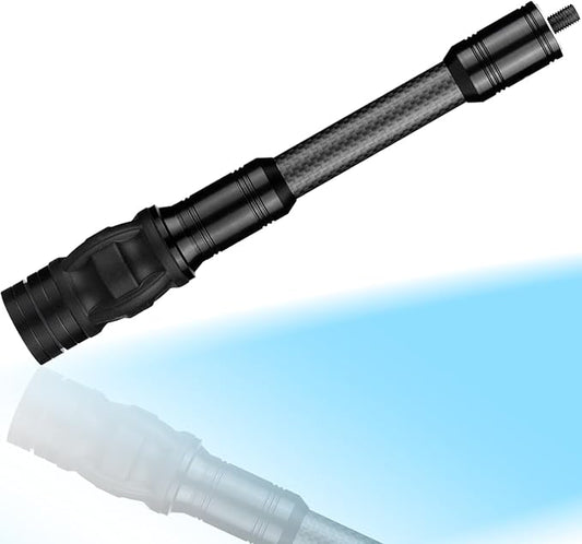 Archery Bow Stabilizer for Compound Bow, Carbon Fiber Bow Balance Bar, Damping System and Weights Kit, 6/8/10/12/in-StrideForce Fitness