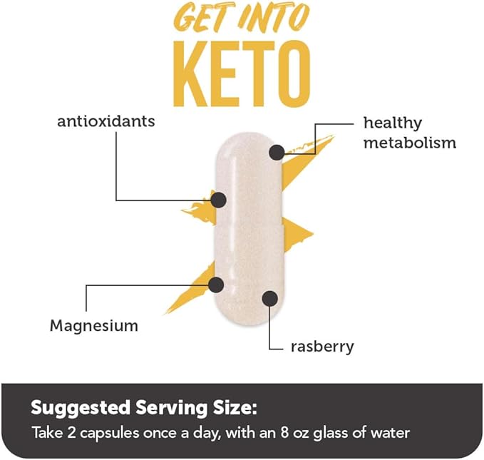 Vitamin Bounty Premium Raspberry Ketones Supplement - Keto Pills for Weight Loss - Promotes Ketosis & Metabolism Support - Keto Diet Aid - Energy Boost for Women & Men - 60 Capsules-StrideForce Fitness