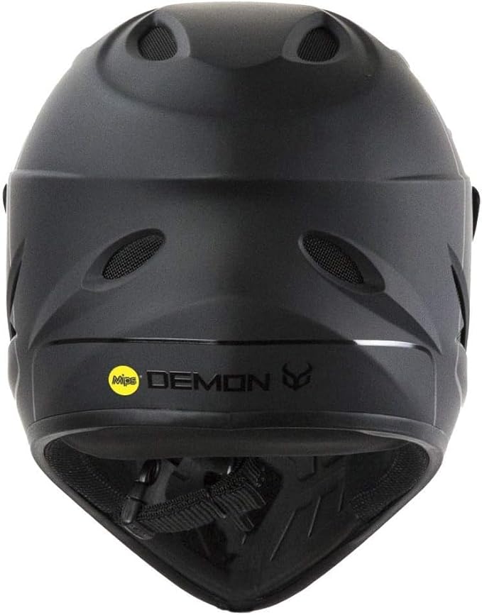 DEMON UNITED Podium Full Face Mountain Bike Helmet Black Includes MIPS Technology-StrideForce Fitness