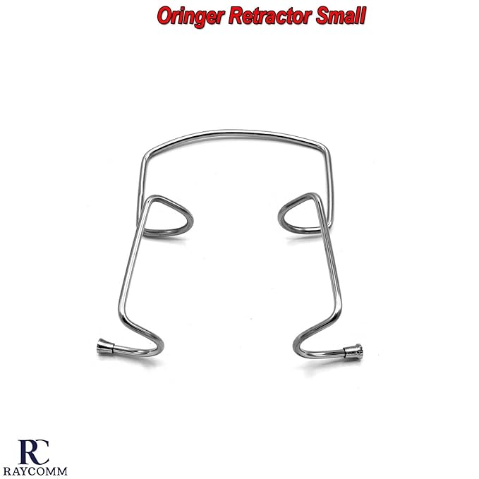 MEDSPO Professional Dental Cheek Lip Tongue Retractors | Examination Surgical Veterinary | Instruments Tools (Oringer Retractor Small)