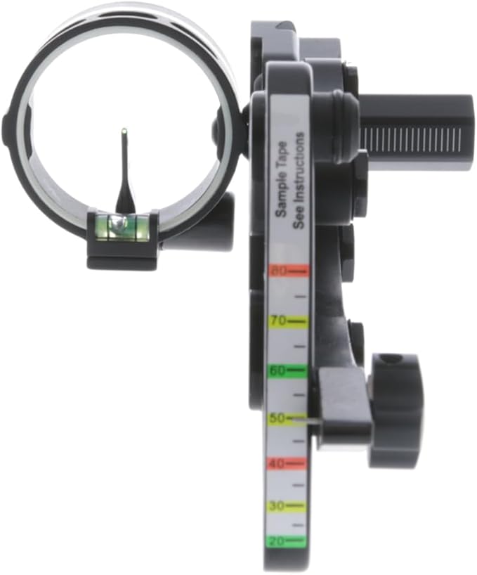 TRUGLO Range Rover Single-Pin .019" Dia Right-Handed Archery Hunting Moving Black Bow Sight with Standard Adjustment - Light Not Included-StrideForce Fitness