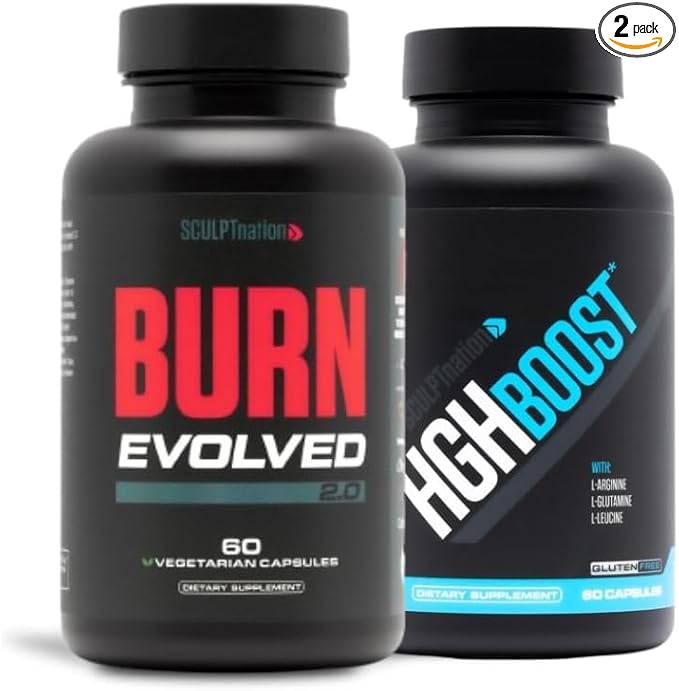 Sculpt Nation by V Shred Burn Evolved 2.0 and L Arginine Bundle-StrideForce Fitness