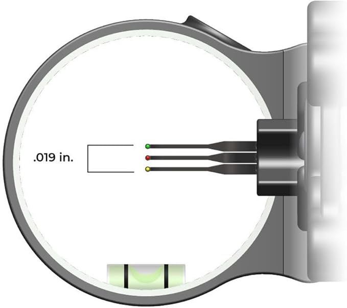 TRUGLO Storm Lightweight Compact Convertible Black Bow Sight-StrideForce Fitness