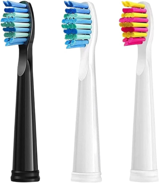 Replaceable Brush Heads Bristle Refill ，Compatibility for Seago/Fairywill Electric Toothbrush FW/SG 507/508/515/551/917/959(Type 9)