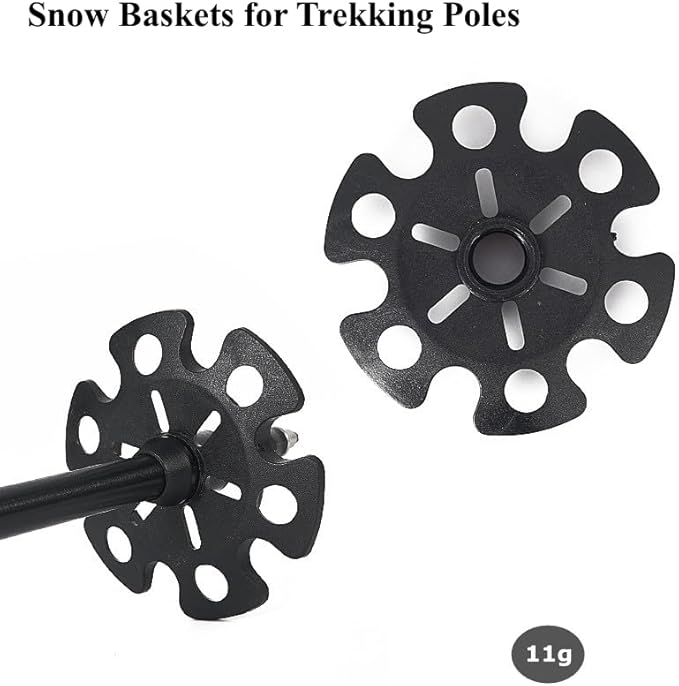 Walking Stick Tips Rubber 4pcs Trekking Pole Tips Replacement- Rubber Feet for Hiking Poles, Walking Sticks, Trekking Poles | Rubber Tip for Walking Sticks Hiking Trekking Poles Boot Tips Rubber Feet-StrideForce Fitness