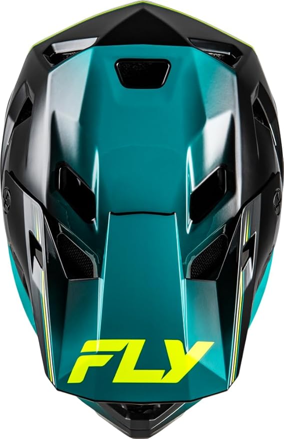 Fly Racing Rayce Full-Face Mountain Bike/BMX Helmet – ASTM F1952 DH Certified, CPSC 1203, CE EN1078, Poly-Alloy Shell, TFV Ventilation, Removable Liner-StrideForce Fitness