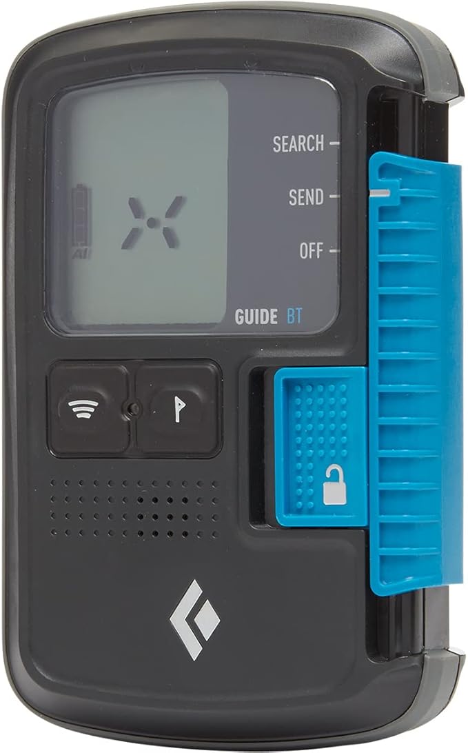 Black Diamond BD Guide Bluetooth Avalanche Beacon Transceiver for Ski, Snowboard, Sled, Backcountry, Mountaineering-StrideForce Fitness