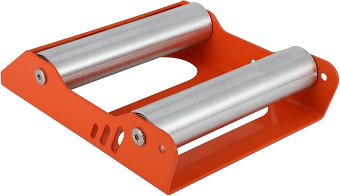 Motorcycle Wheel Cleaning Stand 600 Capacity Paddock Roller Stand Universal for Tire Cleaning Chain Lubrication for Dirt Pit Street Bike Orange-StrideForce Fitness