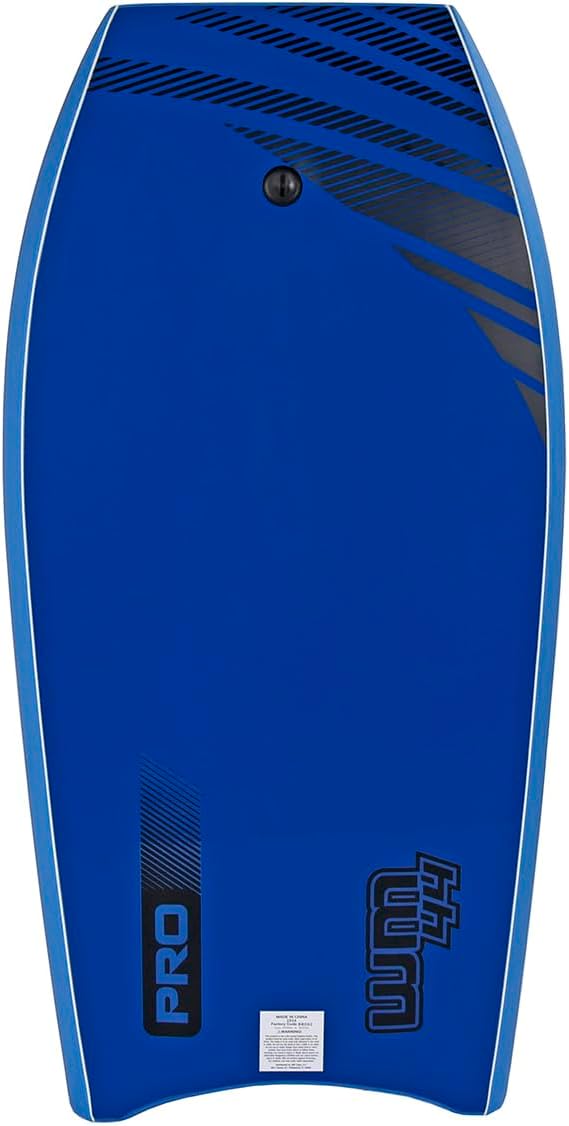 44 inch Body Board Ultimate Wavemaster Pro Bodyboard, Super EPS Core with Pro Quality Wrist Leash-StrideForce Fitness
