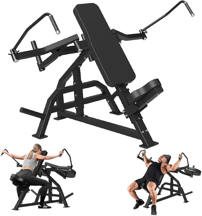 Chest Press Machine,Incline Chest Fly Machine,Deck Fly Machine,Upper Body Strength Training Equipment for Home Gym-StrideForce Fitness
