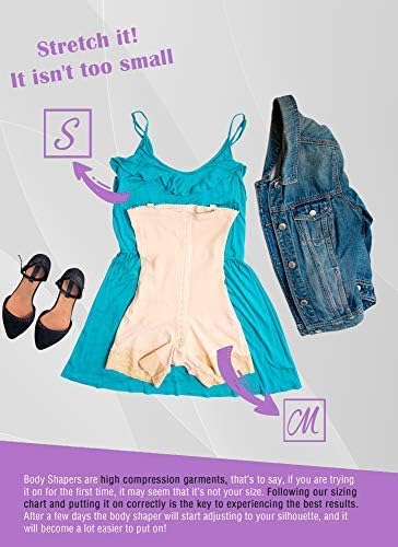 M&D Full Body Faja for Women | Fajas Colombianas Moldeadoras Post Surgery – Stage 2 Faja for Tummy Tuck, Lipo 360 & BBL-StrideForce Fitness