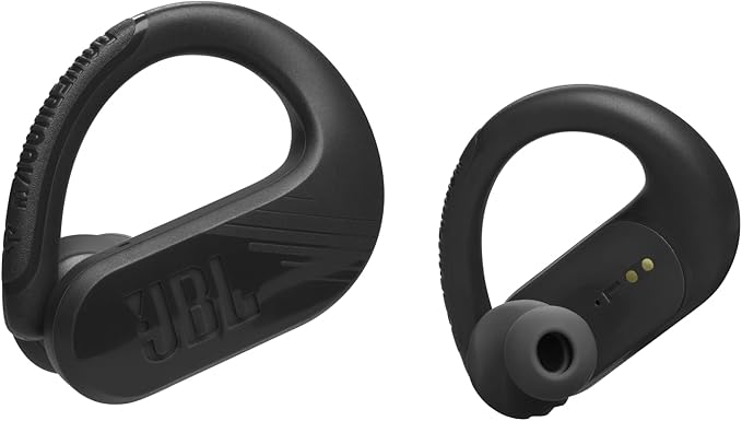 JBL Endurance Peak 3 - Dust and Water Proof (IP68) True Wireless Active Earbuds, Pure Bass Sound, Up to 50 Total Hours of Playback with Speed Charge, Ambient Aware & Talk Thru (Black)-StrideForce Fitness