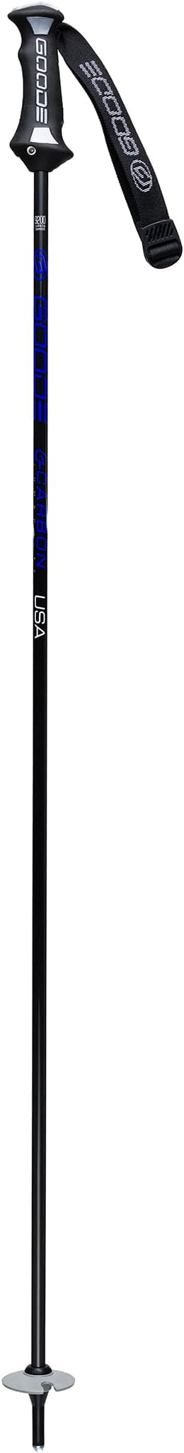 GOODE G Carbon Ski Poles – Ultra-Lightweight & Durable Carbon Fiber – Superior Balance – Shock Absorbing – High-Performance Downhill Ski Poles for Men & Women - Pair-StrideForce Fitness