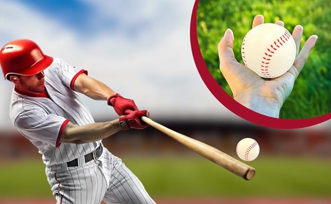 VeloBlast 3.5 oz – High-Density Foam Machine Balls for Hitting Development, Bat Path Precision, and High Velocity Hitting Training No Sting-StrideForce Fitness