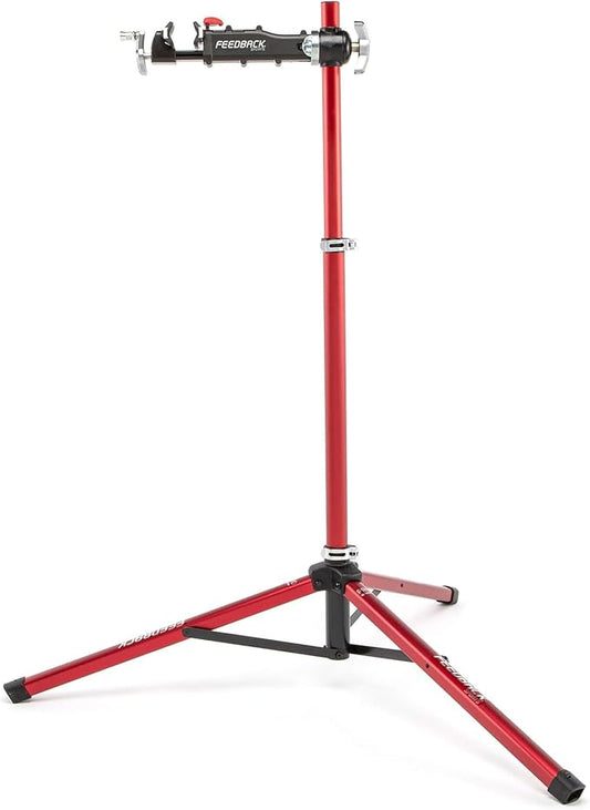 FEEDBACK SPORTS | Pro Mechanic Bike Repair Stand with Secure Quick-Action Clamp | Height Adjustable | Foldable and Portable Bicycle Workstand-StrideForce Fitness