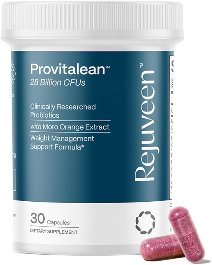 Provitalean Metabolism Fuel for Women | Mute Cravings for Belly Fat & Resistant Waistlines | B420 Probiotic, Morosil, Chromium | Vegetarian, Stimulant-Free, Gluten-Free | 30 Ct-StrideForce Fitness