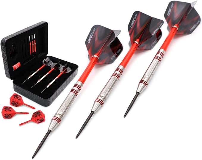 CUESOUL Professional Tungsten Steel Tip Dart Set 85% Tungsten 22g/24g/26g-Glory Series-StrideForce Fitness