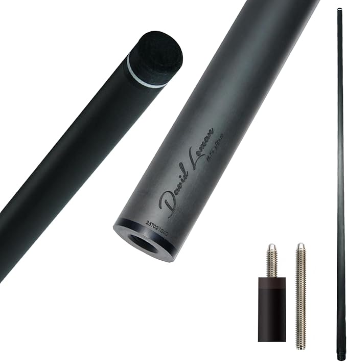 29.13" /Radial Wavy 3/8-10 3/8-11 3/8-14 Uni-Loc 5/16-18 Carbon Pool Cue Single Shaft, Low Deflection Technology, Ultra-Smooth, pro Taper, Easy to Control-StrideForce Fitness