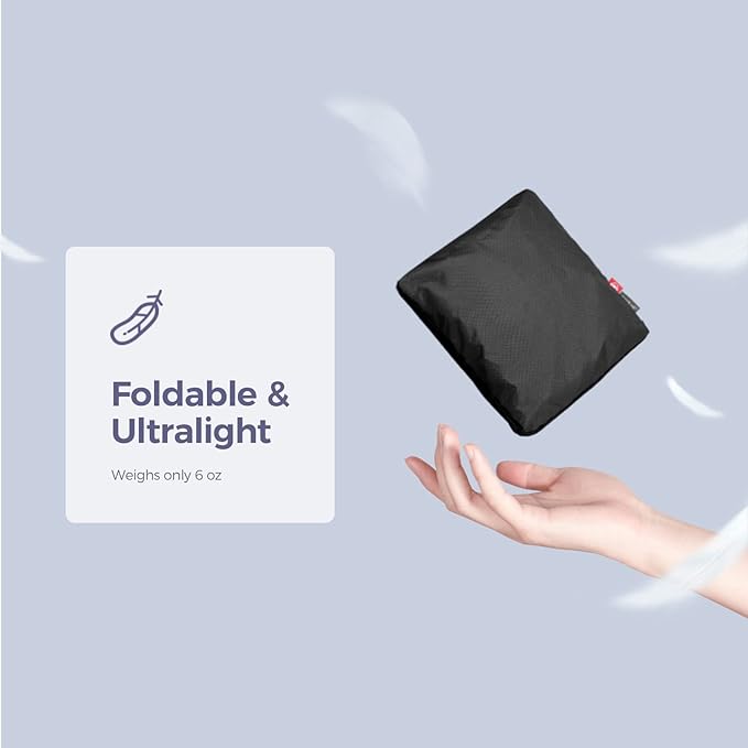 pack all Lightweight Travel Duffel Bag, Water-Resistant Sports Gym Bag, 32L Foldable Weekender Bag for Fitness, Hiking and Camping (Black)-StrideForce Fitness