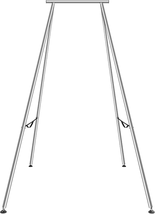 VEVOR Aerial Yoga Frame, 9.67 ft Height Swing Stand, Max 551.15 lbs Load Chrome-Plated Steel Pipe Inversion Yoga Rig for Indoor Outdoor Use-StrideForce Fitness