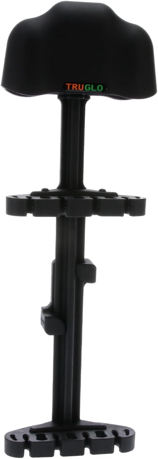 TRUGLO Loc-Down 4-Arrow Ultra-Quiet Lightweight Composite Vibration-Absorbing Left-Hand Convertible Bow Hunting Archery Quiver-StrideForce Fitness