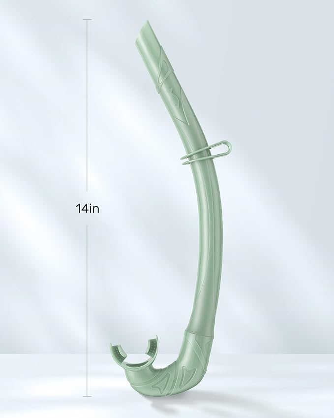 W WSTOO Adults Diving Snorkel Breathing Tube Silicone Flexible Foldable Snorkel Anti-Drop for Freediving Swim Training,Diving and Scuba Diving,Easy to Carry for Travel-StrideForce Fitness