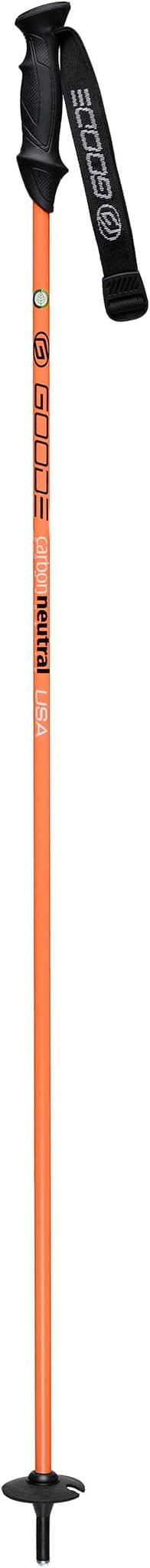 GOODE Carbon Neutral Ski Poles – Ultra-Lightweight & Durable Eco-Friendly Composite – High-Performance Shock Absorbing Downhill Ski Poles for Men & Women - Pair-StrideForce Fitness