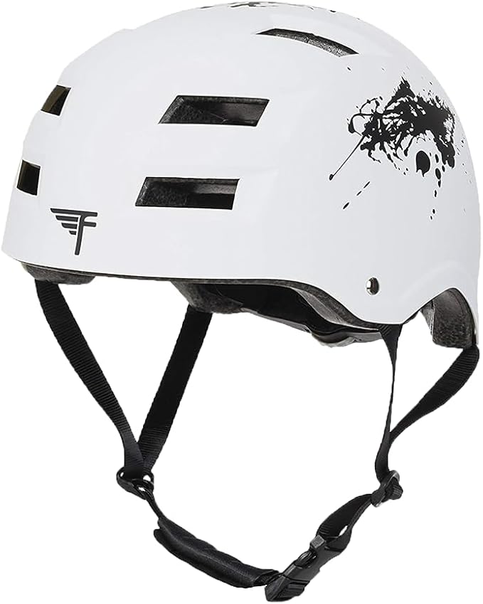 Flybar Bike Helmet- Multi Sport Dual Certified Adjustable Dial, Lightweight Skateboard Helmet, Roller Skating, Pogo, Electric Scooter, Snowboard, Boys and Girls Kids- Adults Helmets-StrideForce Fitness