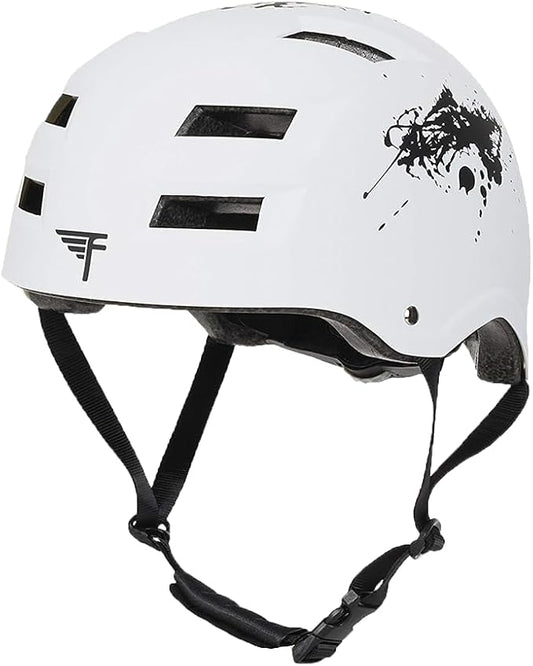 Flybar Bike Helmet- Multi Sport Dual Certified Adjustable Dial, Lightweight Skateboard Helmet, Roller Skating, Pogo, Electric Scooter, Snowboard, Boys and Girls Kids- Adults Helmets-StrideForce Fitness