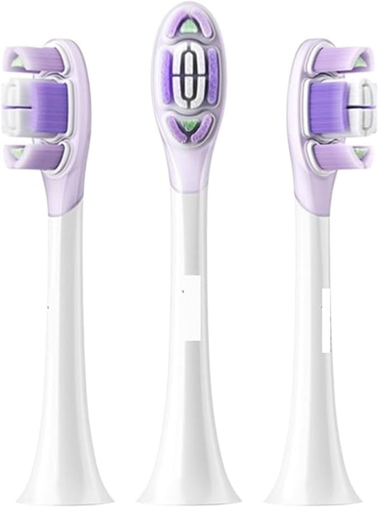 Replacement Brush Heads for Toothbrush MES609/610 Pro Sonic Sweep Vibration Head 3PCS(Sensitive 3 pcs)