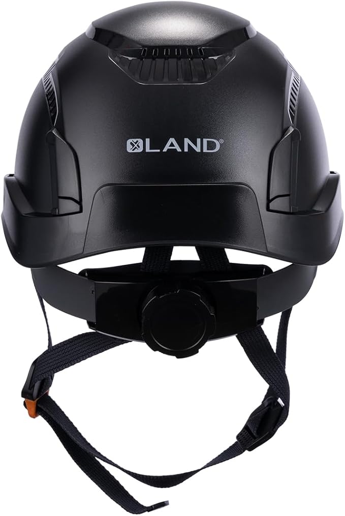 Land Helmets EcoPro Safety Helmet - ANSI/ISEA Z89.1-201 Type 1 Class C Vented - OSHA Approved - Lightweight Helmet with 6 Pt Suspension for Arborist, Industrial & Fall Protection-StrideForce Fitness