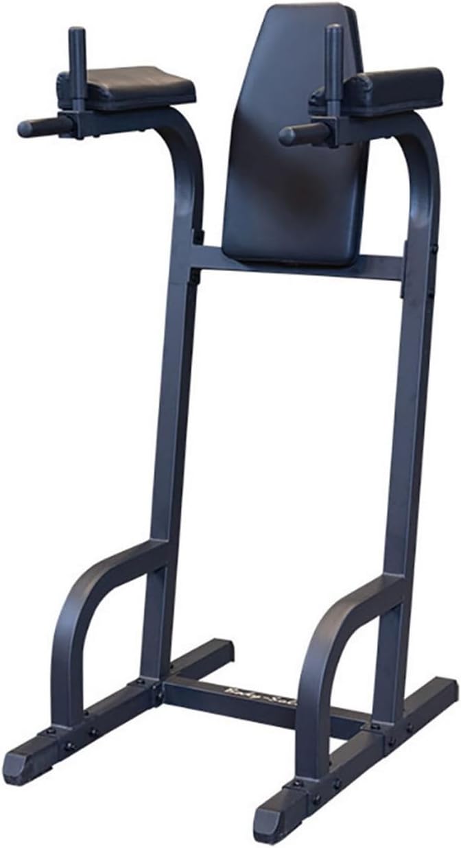 Body-Solid (GVKR60) Vertical Knee Raise with Dip Station for Abdominal and Core Training, Home and Commercial Gym-StrideForce Fitness