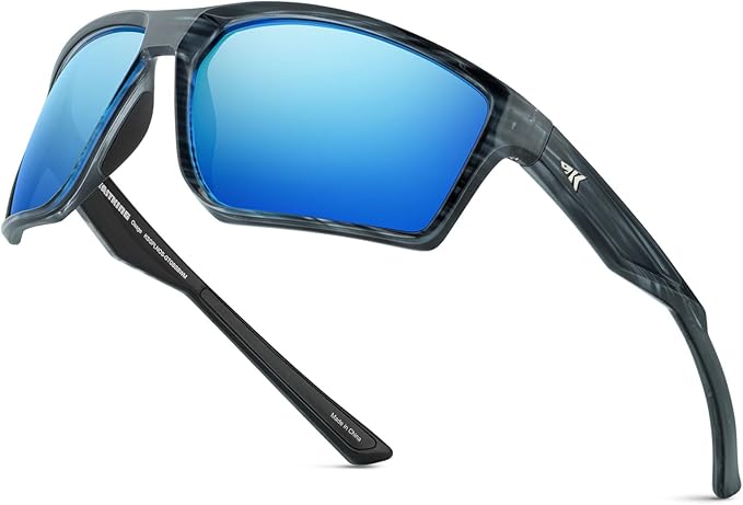 KastKing Osage Polarized Sport Sunglasses for Men and Women, Ideal for Driving Fishing Cycling Running, UV Protection-StrideForce Fitness