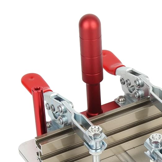 Coping Sled, High Security 144 5 Mm Maximum Clamping Width Aluminum Alloy 0 48 Mm Clamping Range Clean Cutting Milling Table Coping Sled for Carpentry-StrideForce Fitness