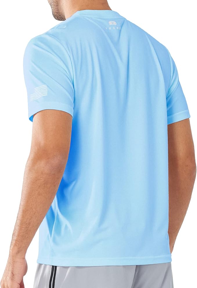 NORTHYARD Men's UPF 50+ Sun Protection Shirts Swim SPF UV Quick Dry Short Sleeve T-Shirts for Athletic Fishing Rash Guard-StrideForce Fitness