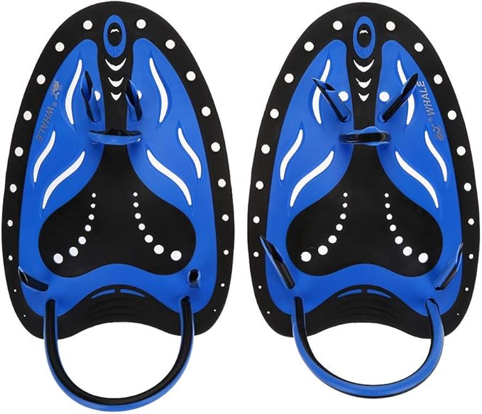 Swim Fins, Adjustable Kids Flippers for Swimming, Professional Swim Hand Paddles, Flat Paddles for Kids, Children, Men, Women-StrideForce Fitness