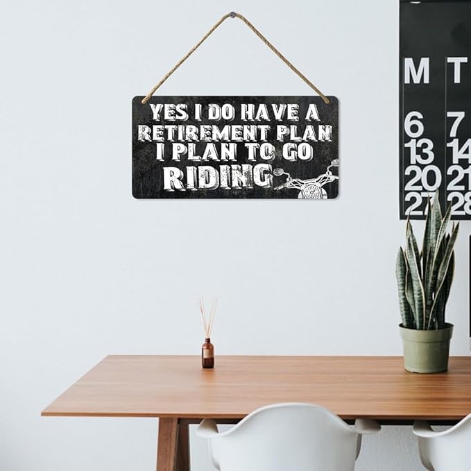 Motorcycle Sign Motorcycle Gifts Man Cave Plaques Motorcycle Signs Garage Gifts For Dad Motorcycle Decor Motorcycle Accessories Men Gifts For Dad Grandad Brother Retirement Gifts Motorcycle Lovers 6" X 12"-StrideForce Fitness