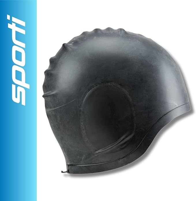 Sporti Silicone Ear Swim Cap-StrideForce Fitness