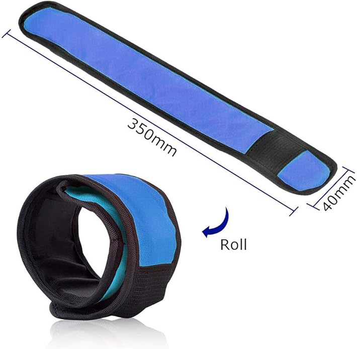 LOBKIN Safety Bracelets, LED Slap Armband Kids Walking at Night Safe LED Light Wrist Light Reflective Belt, Magic Band Running Lights for Runners-StrideForce Fitness