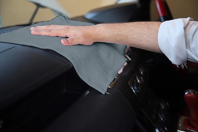 Avalon Towels Terry Bar Mop Towels (Value Pack of 60) Size 14"x17" – Absorbent and Durable, Multipurpose Cleaning Rags, Cotton Cleaning Cloths, Terry Cloth Rags, Reusable Shop Rag (Grey)-StrideForce Fitness